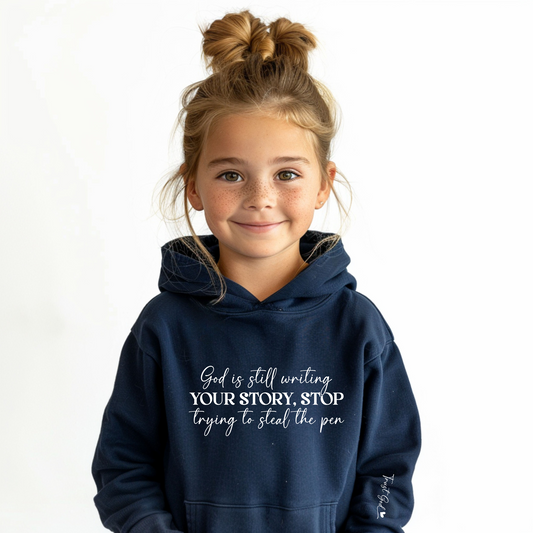 God Is Still Writing Your Story - Kid's Hoodie