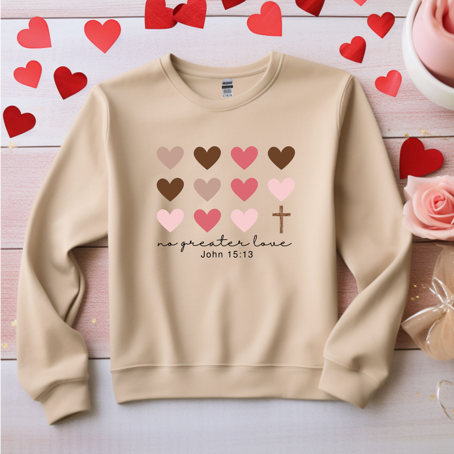 No Greater Love- Women's Crewneck