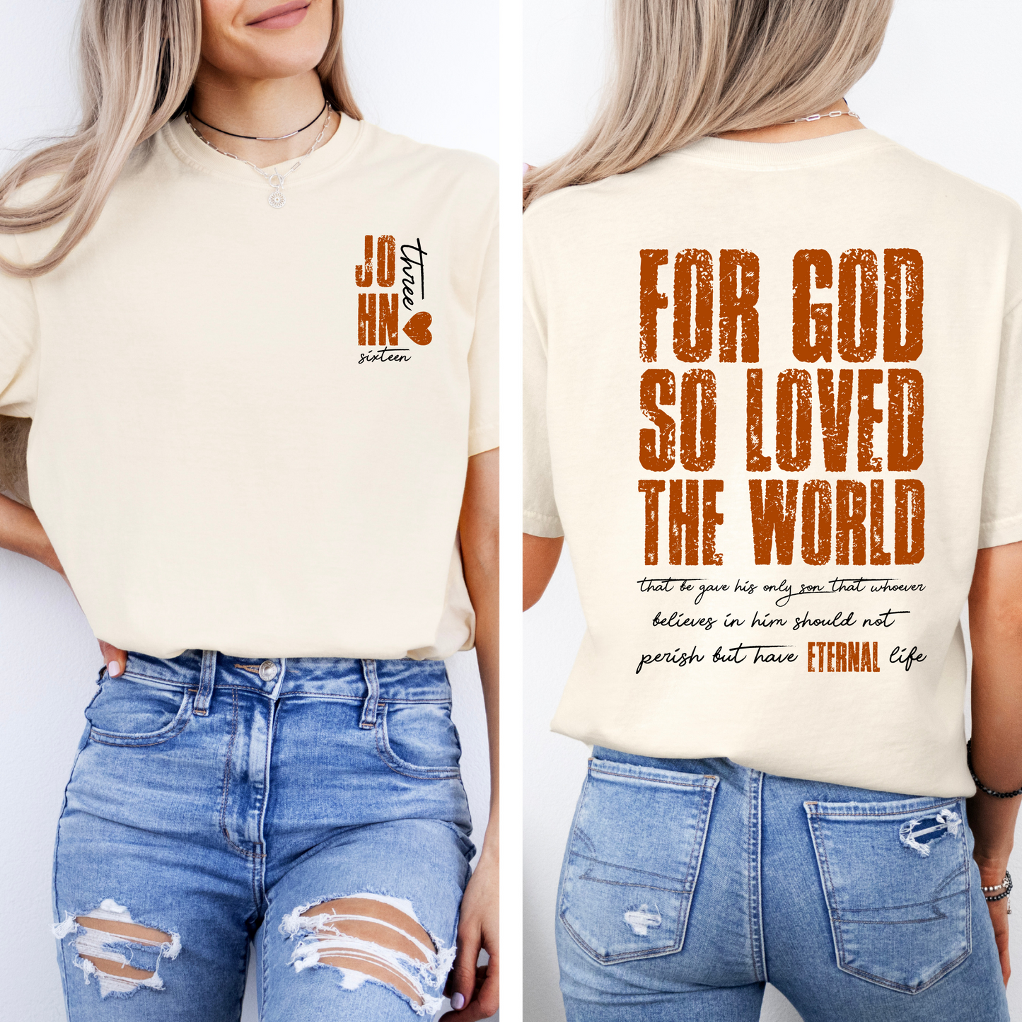 John 3:16- Women's Shirt