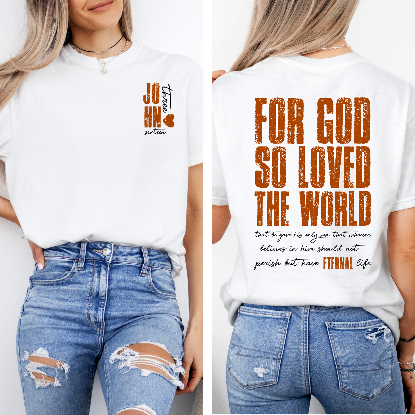 John 3:16- Women's Shirt